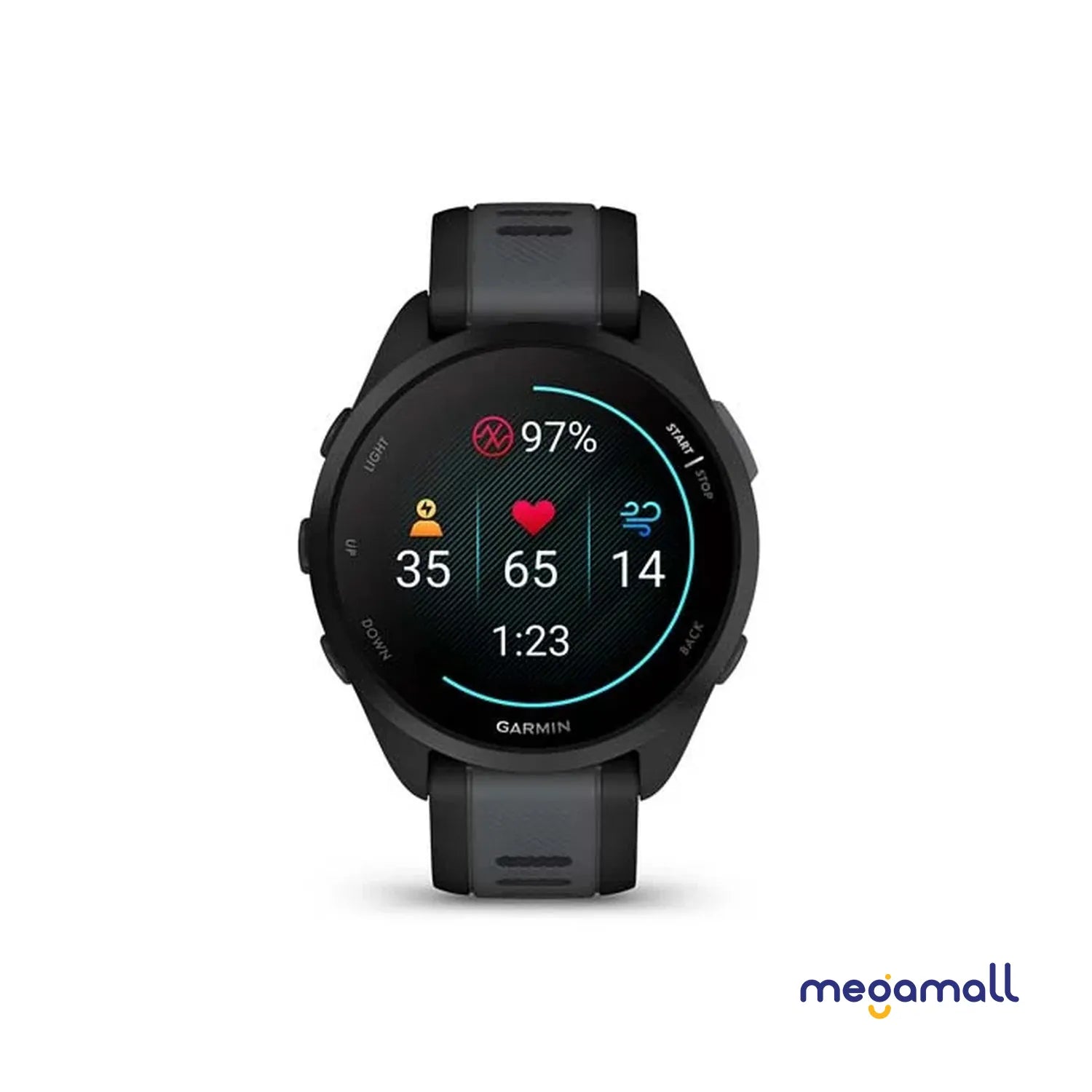Forerunner 165 - GPS Running Smartwatch (Black / Slate Gray)