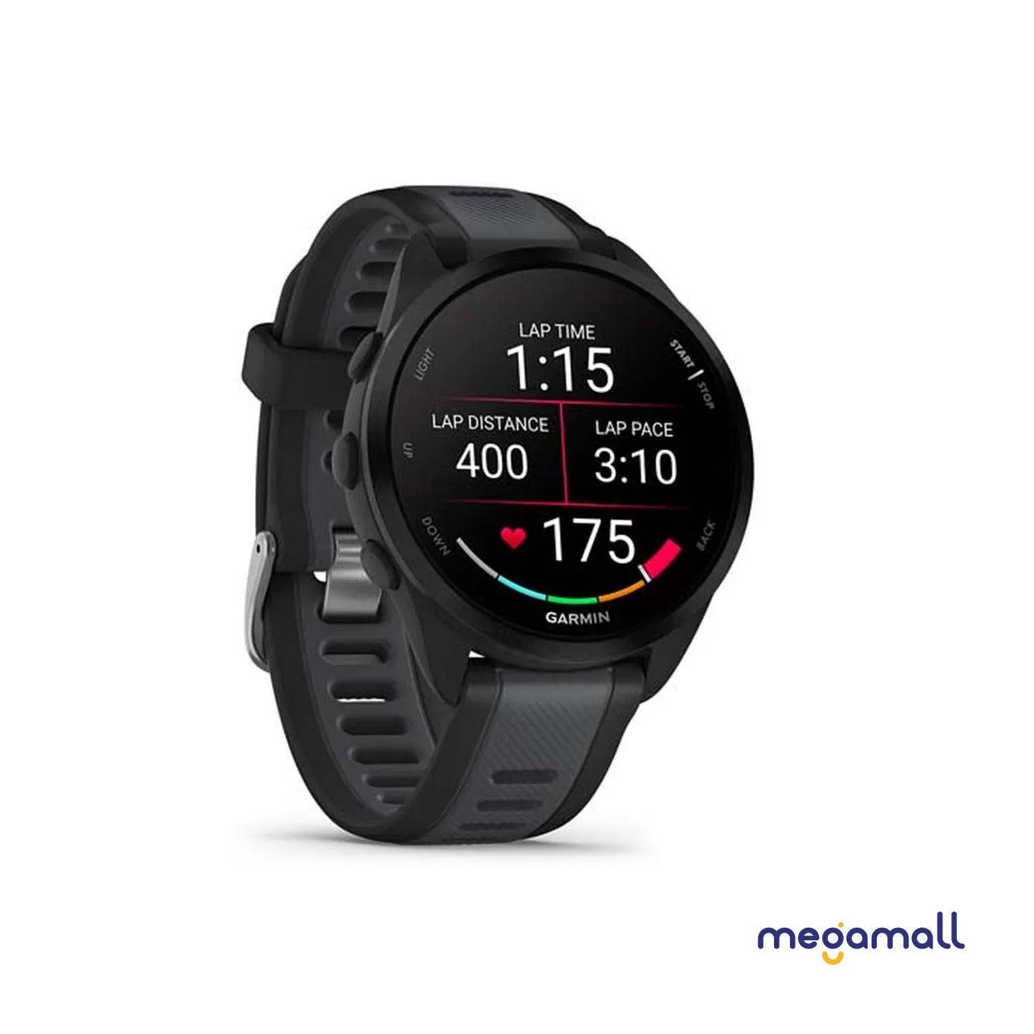 Forerunner 165 - GPS Running Smartwatch (Black / Slate Gray)