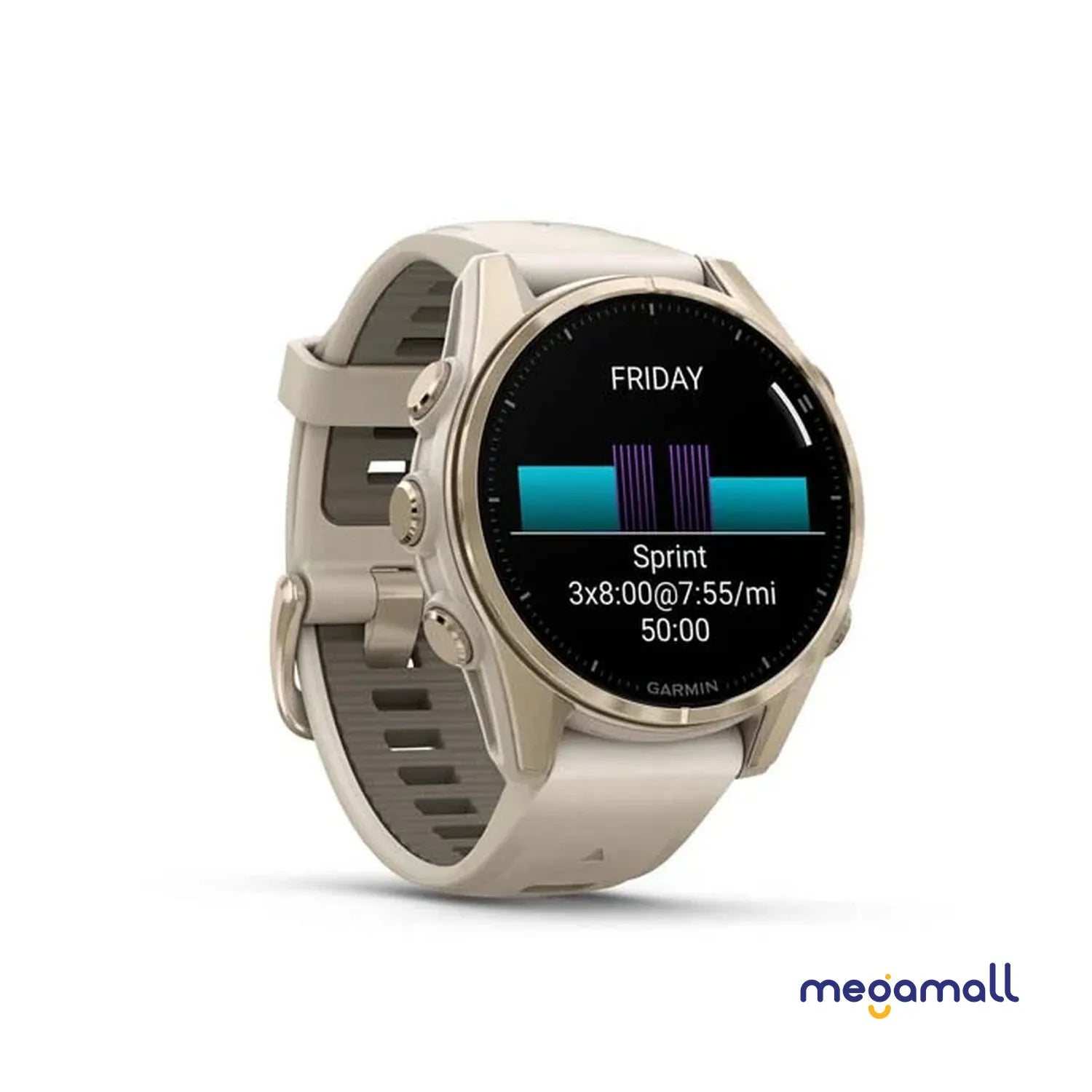 010-02903-18 - fēnix 8 - 43 mm, AMOLED (Soft Gold)