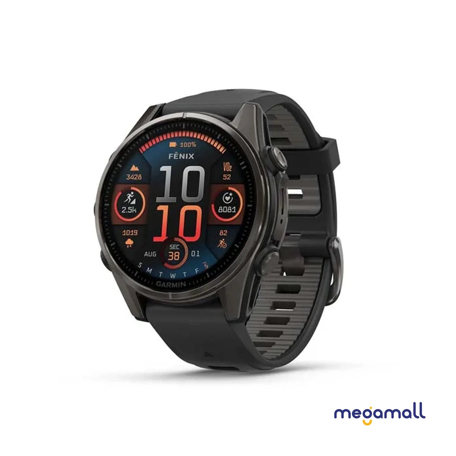 010-02903-28 - fēnix 8 - 43 mm, AMOLED (Carbon Gray)