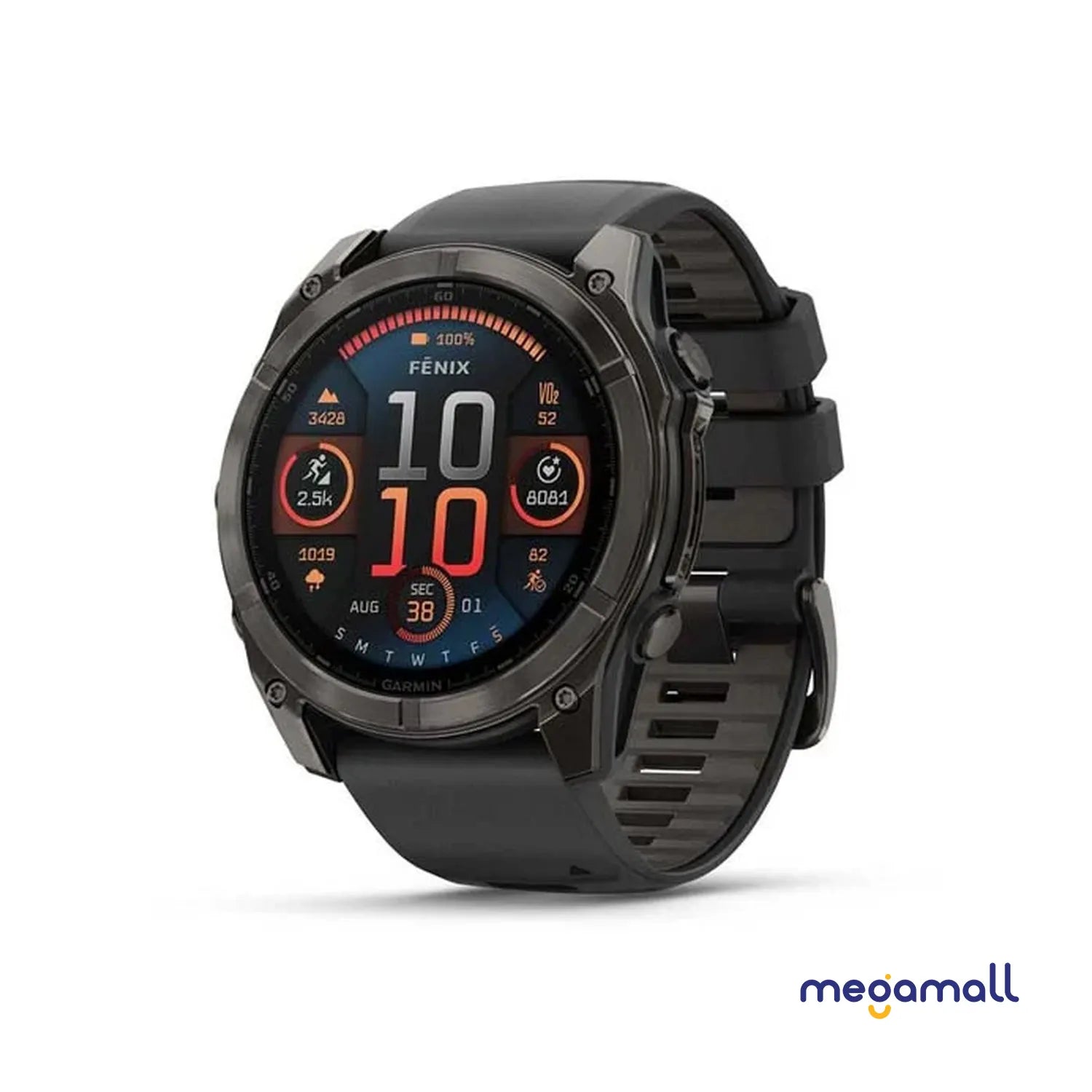 010-02905-63 - fēnix 8 - 51 mm, AMOLED (Carbon Gray)