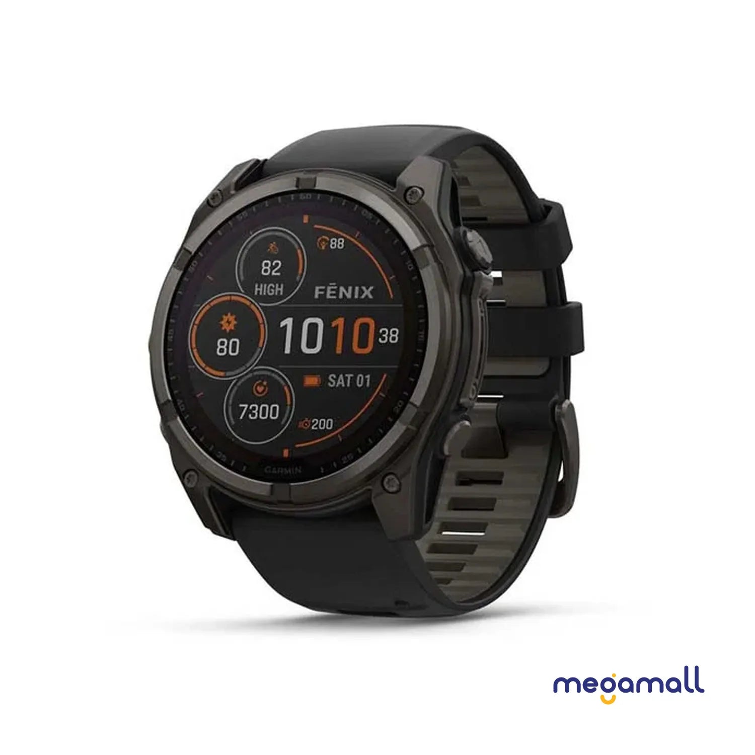 010-02907-70 - fēnix 8 - 51 mm, Solar (Carbon Gray)