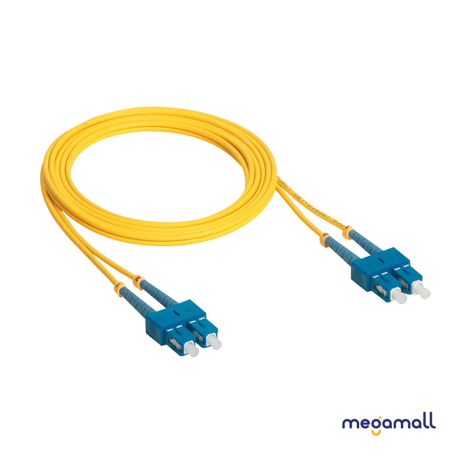 Patch cord fibre optic OS2 singlemode 9/125μm SC/SC duplex
