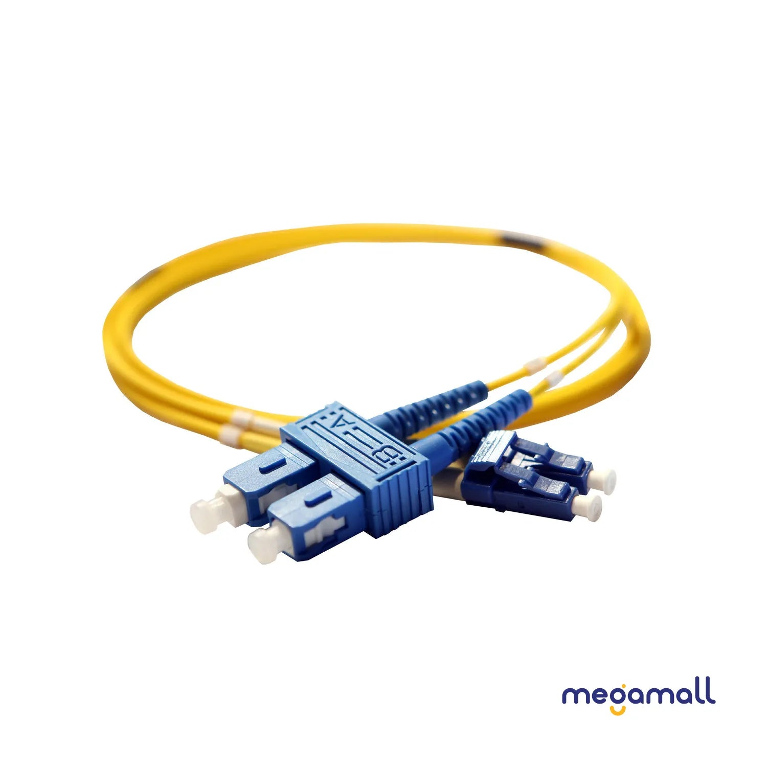 Patch cord fibre optic OS2 singlemode 9/125μm SC/LC duplex