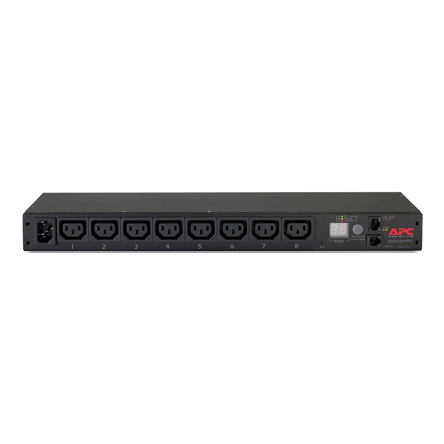 AP7820 - Rack PDU, Metered, 1U, 12A/208V, 10A/230V, (8) C13