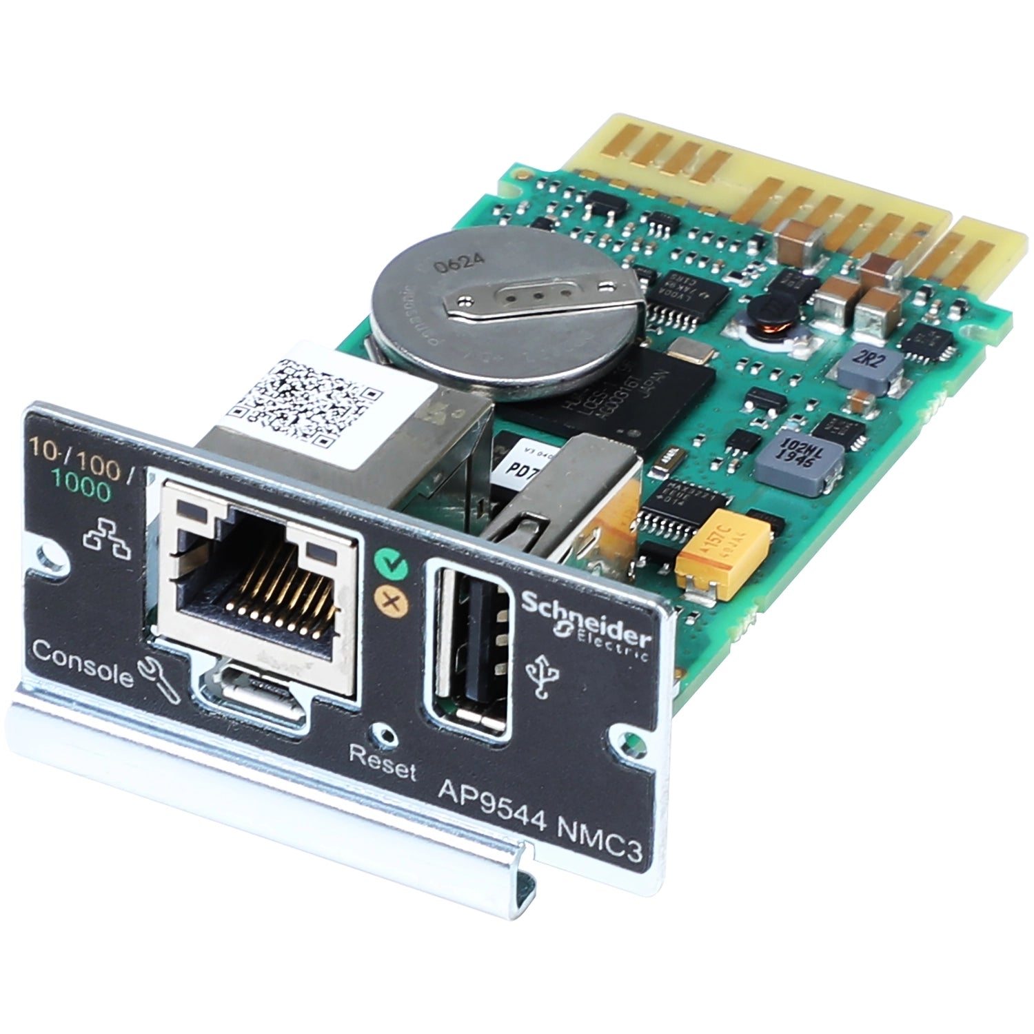 AP9544 - Device monitoring and management, Network Management Cards, NMC3 for Easy UPS On-Line, secure remote UPS monitoring and management