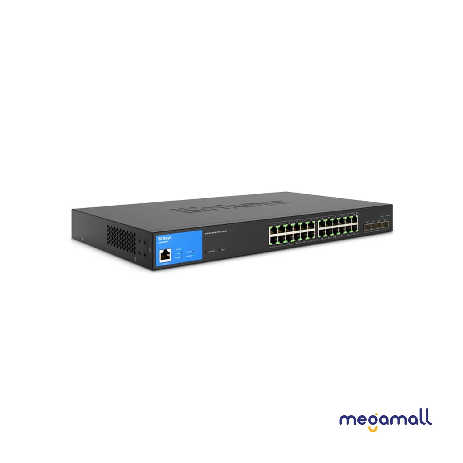 LGS328MPC - 24-Port Managed Gigabit PoE+ Switch with 4 10G SFP+ Uplinks 410W TAA Compliant