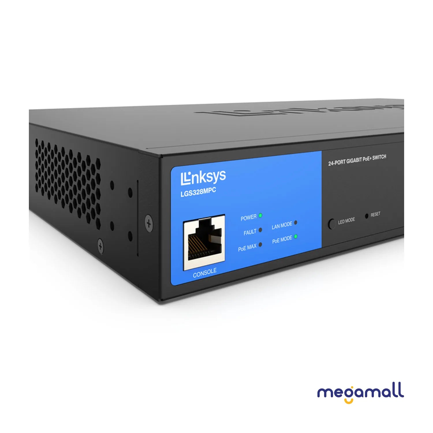 LGS328MPC - 24-Port Managed Gigabit PoE+ Switch with 4 10G SFP+ Uplinks 410W TAA Compliant