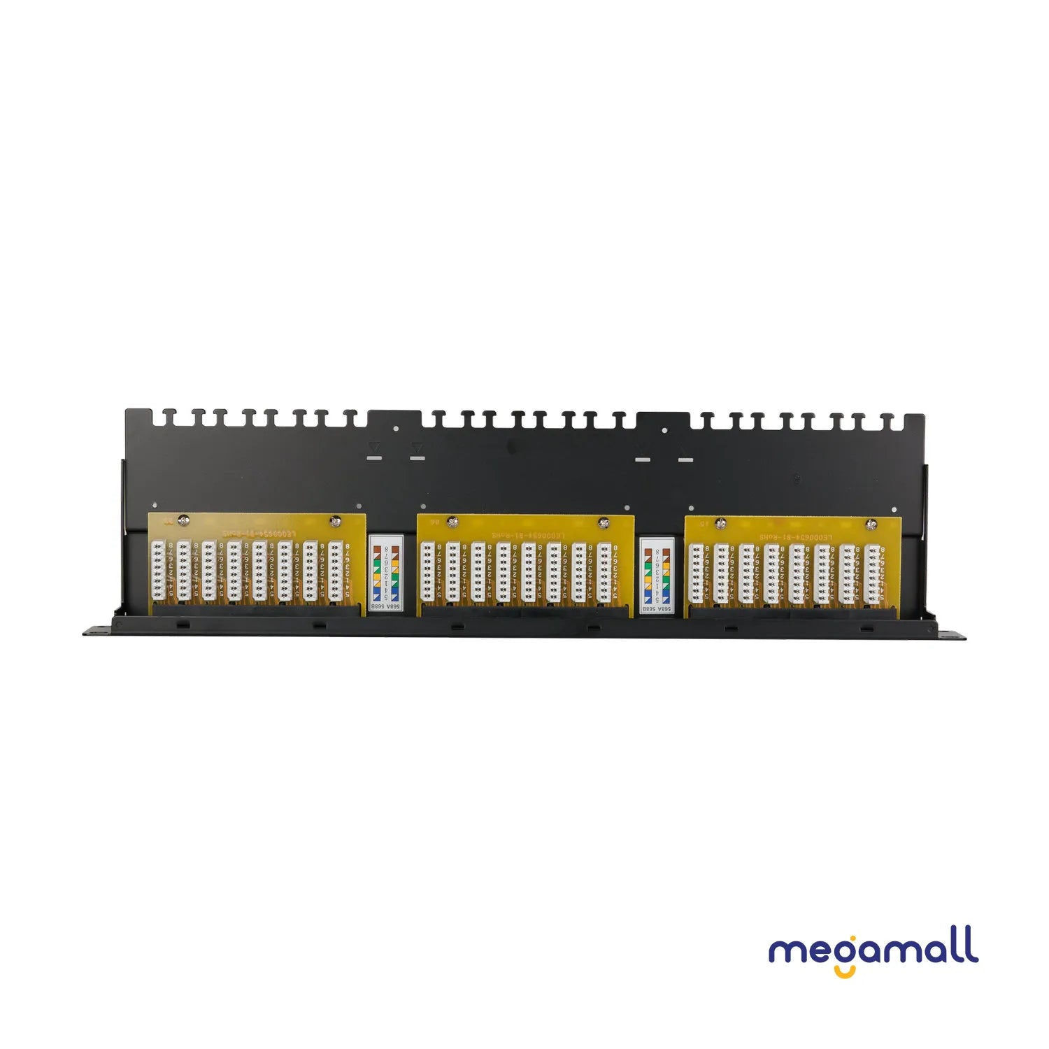 NMC-RP48UE2-1U-BK - Unshielded Patch Panel, 48 Ports, 19'', 1U, Cat.6, RJ45 /8P8C, 110/KRONE, T568A/B
