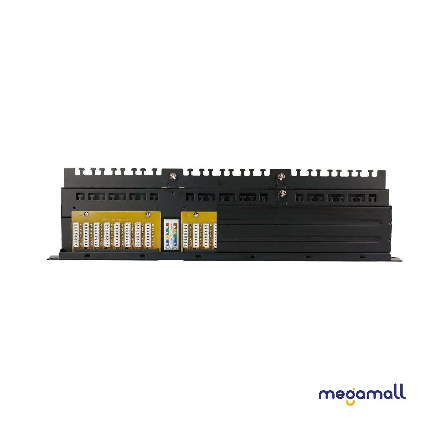 NMC-RP48UE2-1U-BK - Unshielded Patch Panel, 48 Ports, 19'', 1U, Cat.6, RJ45 /8P8C, 110/KRONE, T568A/B