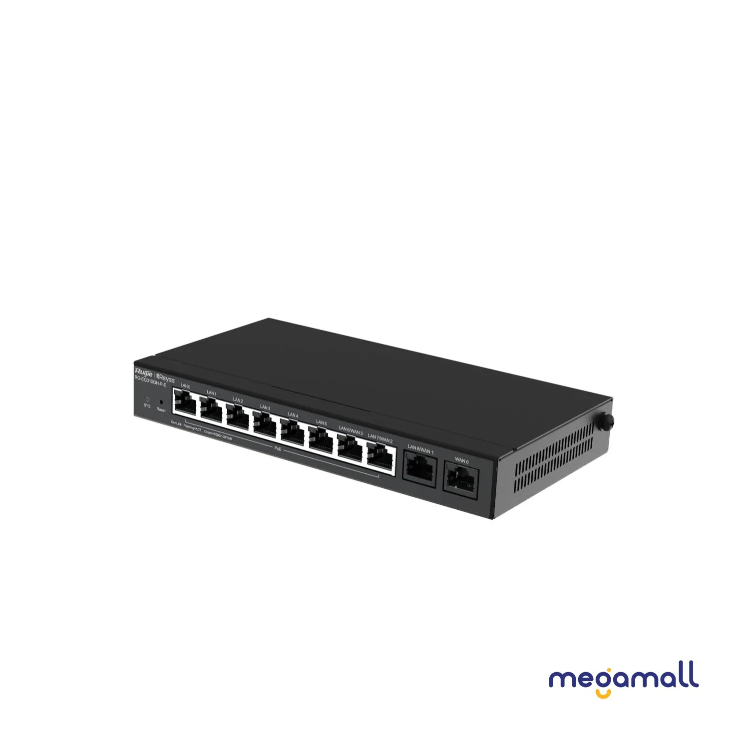 RG-EG310GH-P-E - Reyee10-Port High-Performance Cloud Managed PoE Office Router