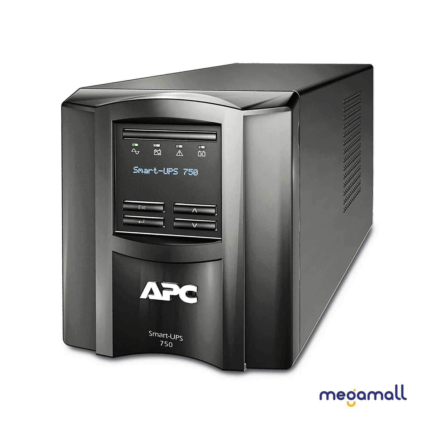 SMT750IC - APC Smart-UPS, Line Interactive, 750VA, Tower, 230V, 6x IEC C13 outlets, SmartConnect Port+SmartSlot, AVR, LCD