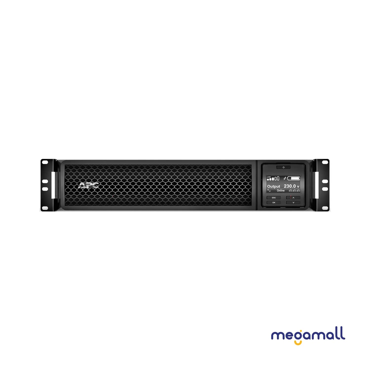 SRT2200RMXLI - APC Smart-UPS On-Line, 2200VA, Rackmount 2U, 230V, 8x C13+2x C19 IEC outlets, SmartSlot, Extended runtime, W/ rail kit