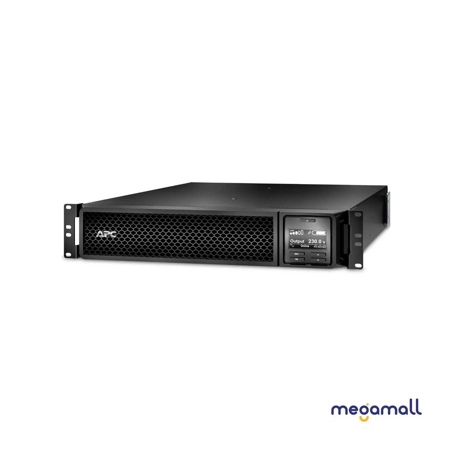 SRT2200RMXLI - APC Smart-UPS On-Line, 2200VA, Rackmount 2U, 230V, 8x C13+2x C19 IEC outlets, SmartSlot, Extended runtime, W/ rail kit
