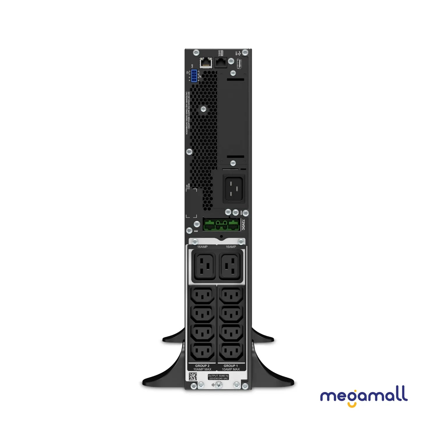 SRT2200XLI - APC Smart-UPS On-Line, 2200VA, Tower, 230V, 8x C13+2x C19 IEC outlets, SmartSlot, Extended runtime, W/O rail kit