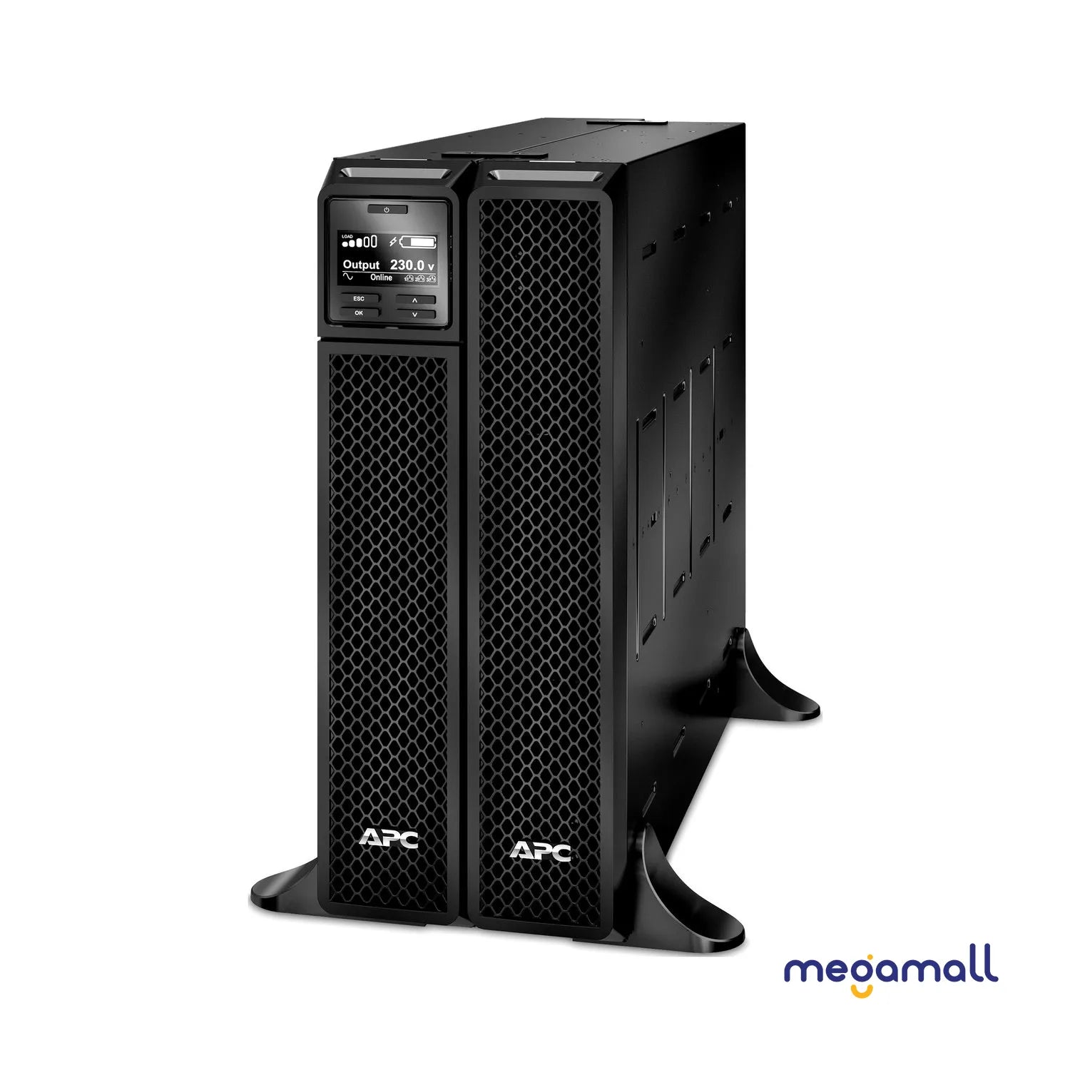 SRT3000XLI - APC Smart-UPS On-Line, 3kVA, Tower, 230V, 8x C13+2x C19 IEC outlets, SmartSlot, Extended runtime, W/O rail kit