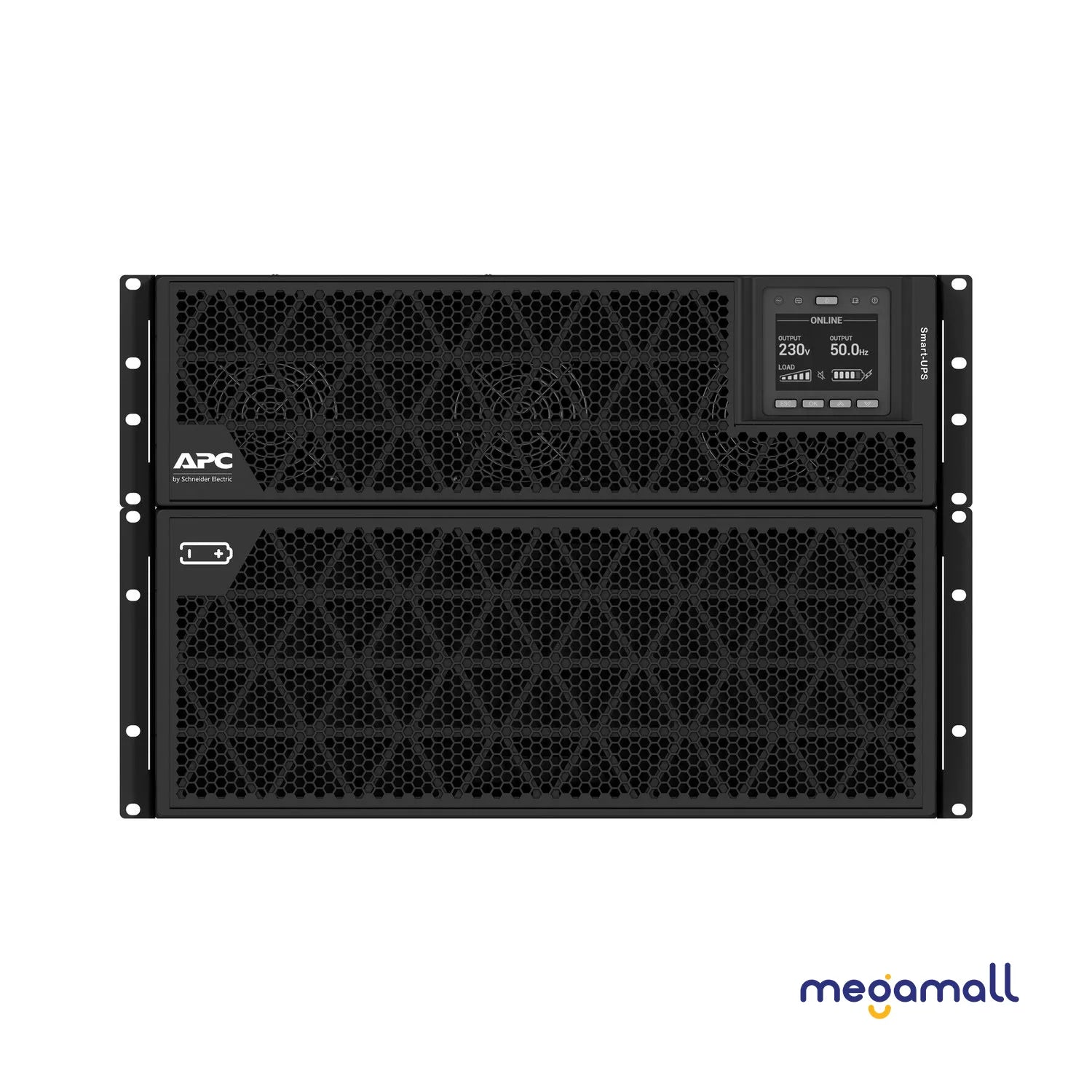 SRTG15KXLI - APC Smart-UPS On-Line, 15kVA/15kW, Rack/Tower, 230V/380V...415V, Hard wire 5-wire(3P+N+E)+3-wire(1P+N+E), Network Card, W/O rail kit