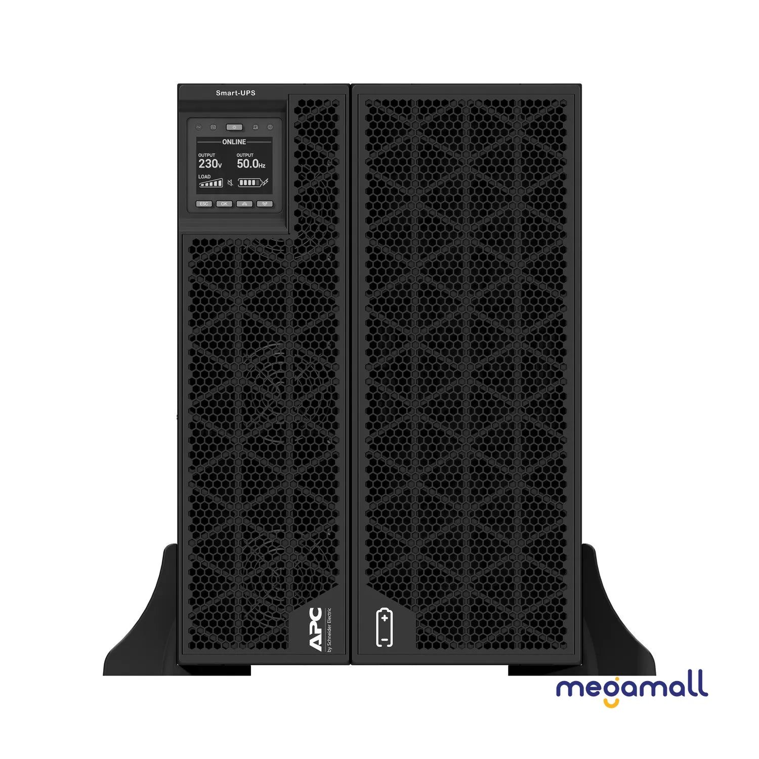 SRTG15KXLI - APC Smart-UPS On-Line, 15kVA/15kW, Rack/Tower, 230V/380V...415V, Hard wire 5-wire(3P+N+E)+3-wire(1P+N+E), Network Card, W/O rail kit