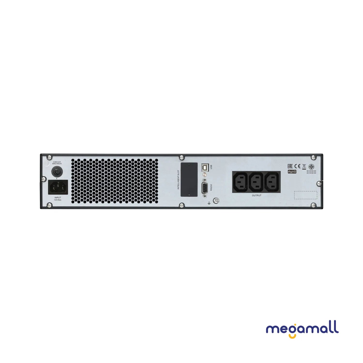 SRV1KRIRK - APC Easy UPS On-Line, 1000VA/800W, Rackmount 2U, 230V, 3x IEC C13 outlets, Intelligent Card Slot, LCD, W/ rail kit