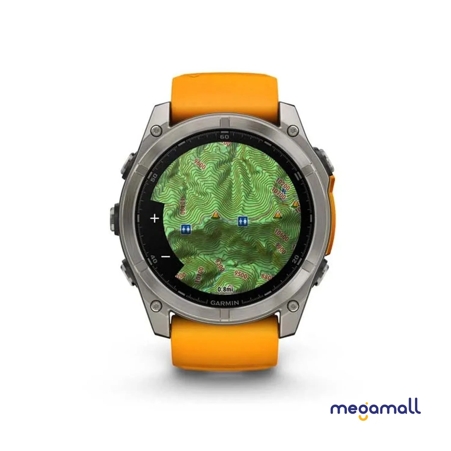 010-02905-53 - fēnix 8 - 51 mm, AMOLED (Orange)