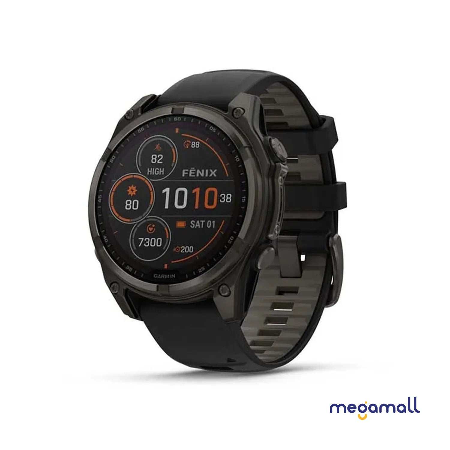 010-02906-70 - fēnix 8 - 47 mm, Solar (Carbon Gray)