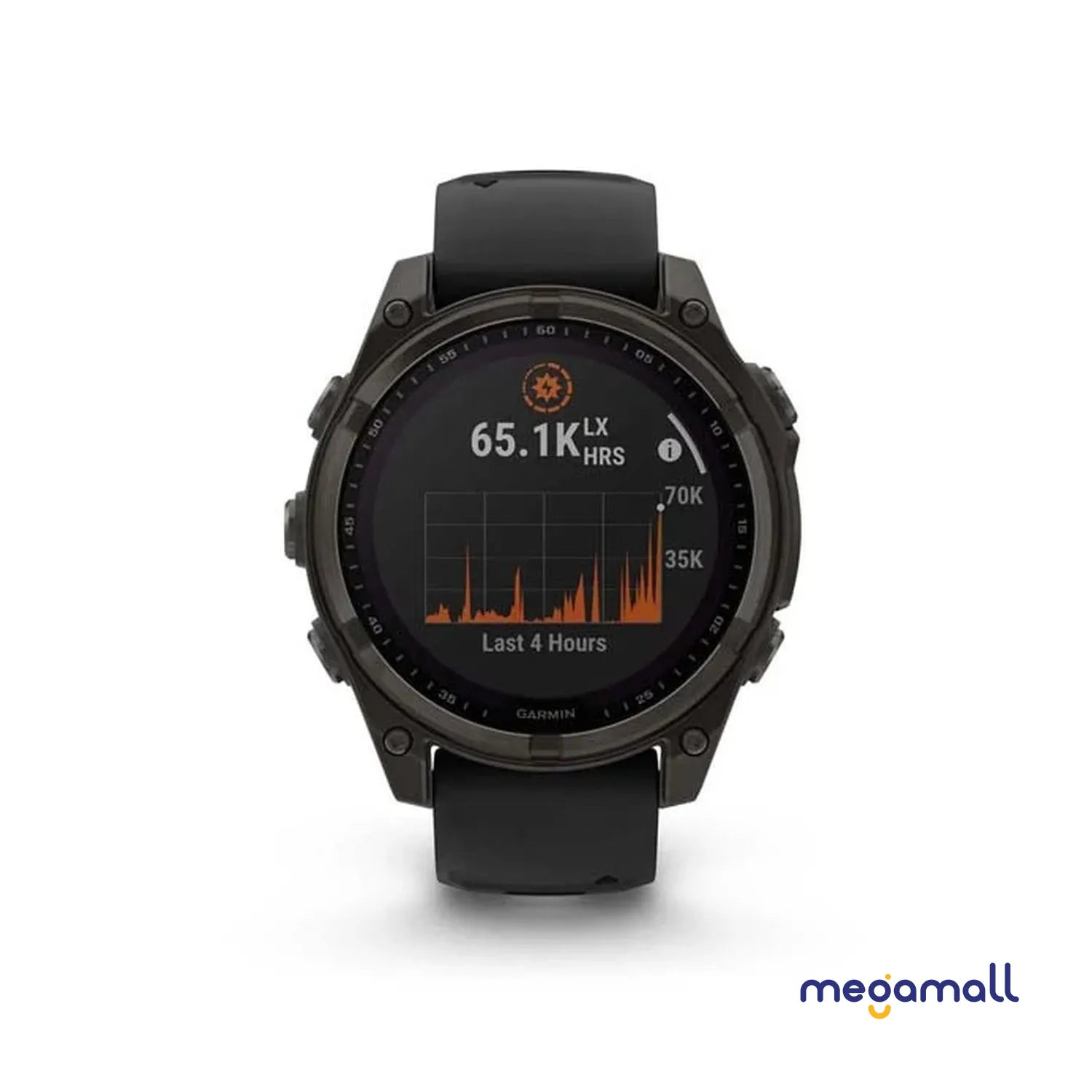 010-02906-70 - fēnix 8 - 47 mm, Solar (Carbon Gray)