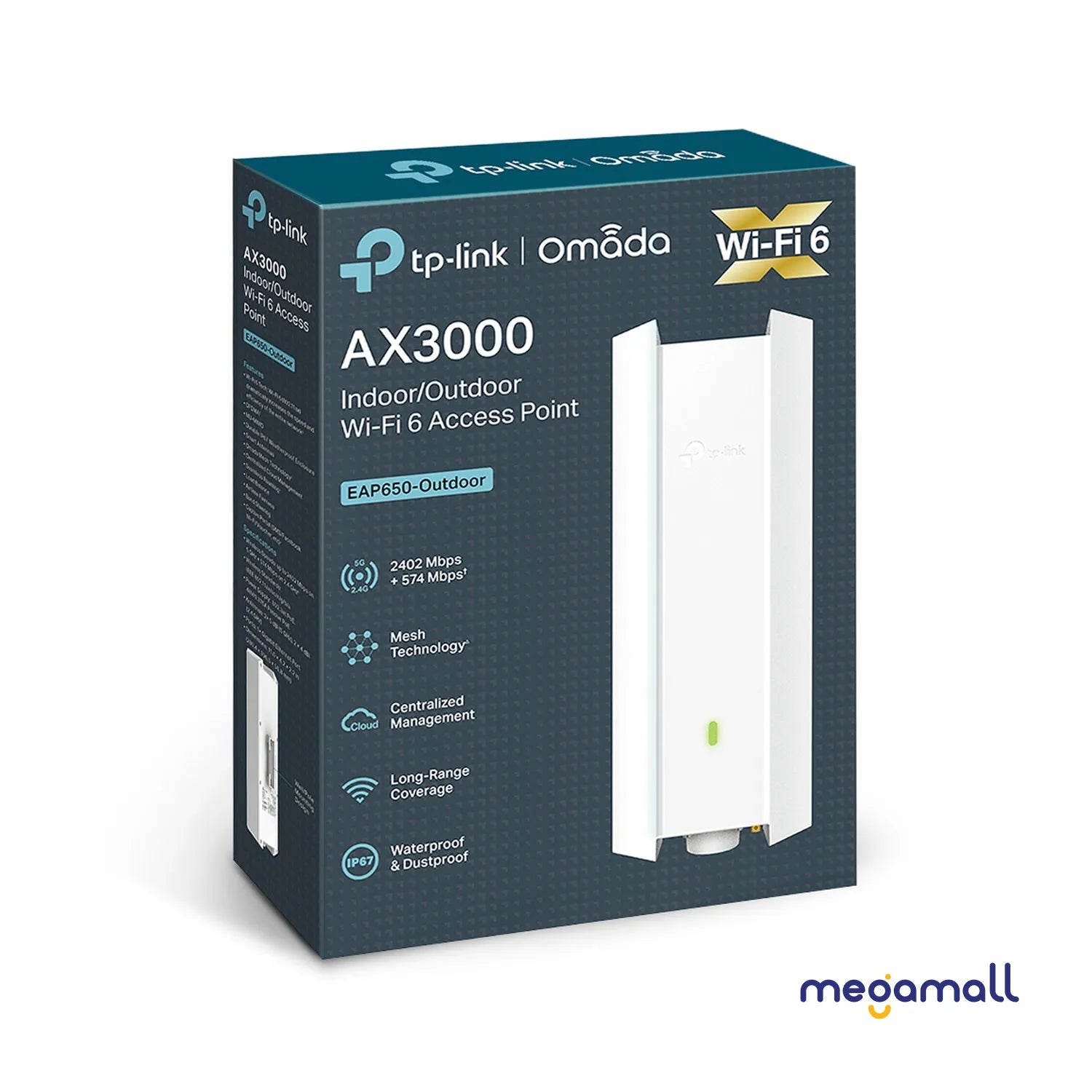 EAP650-Outdoor - AX3000 Indoor/Outdoor Wi-Fi 6 Access Point