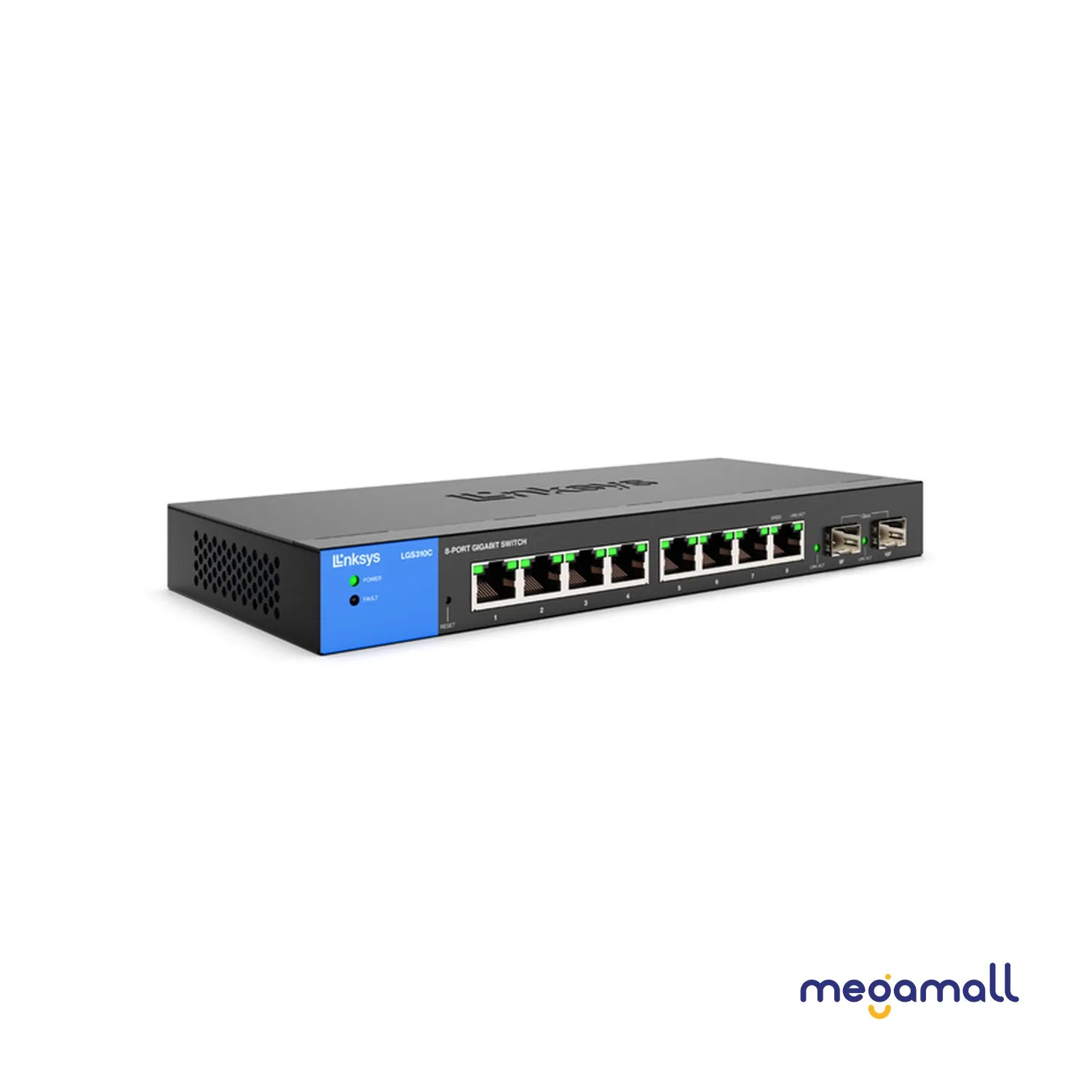 LGS310C - 8-Port Managed Gigabit Ethernet Switch with 2 1G SFP Uplinks TAA Compliant