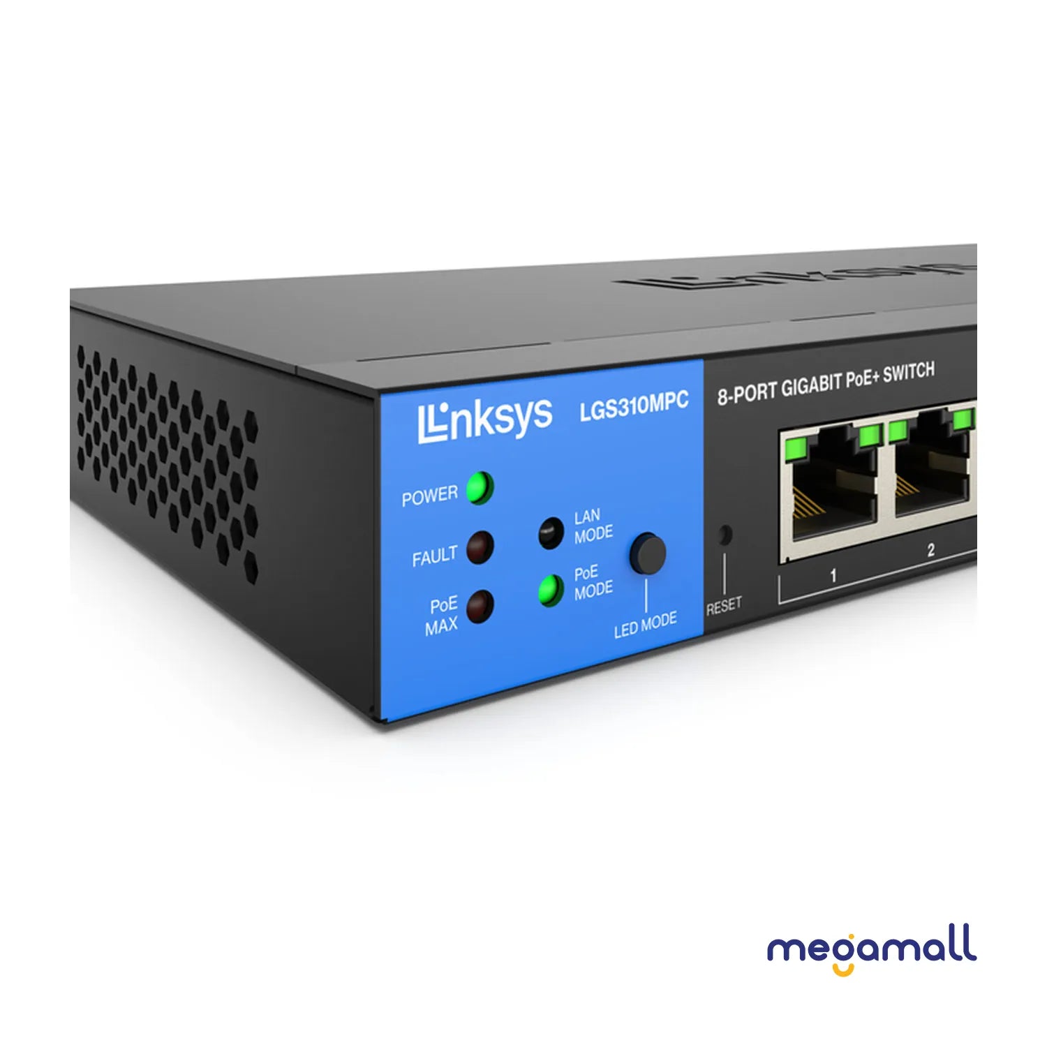 LGS310MPC - 8-Port Managed Gigabit PoE+ Switch with 2 1G SFP Uplinks 110W TAA Compliant