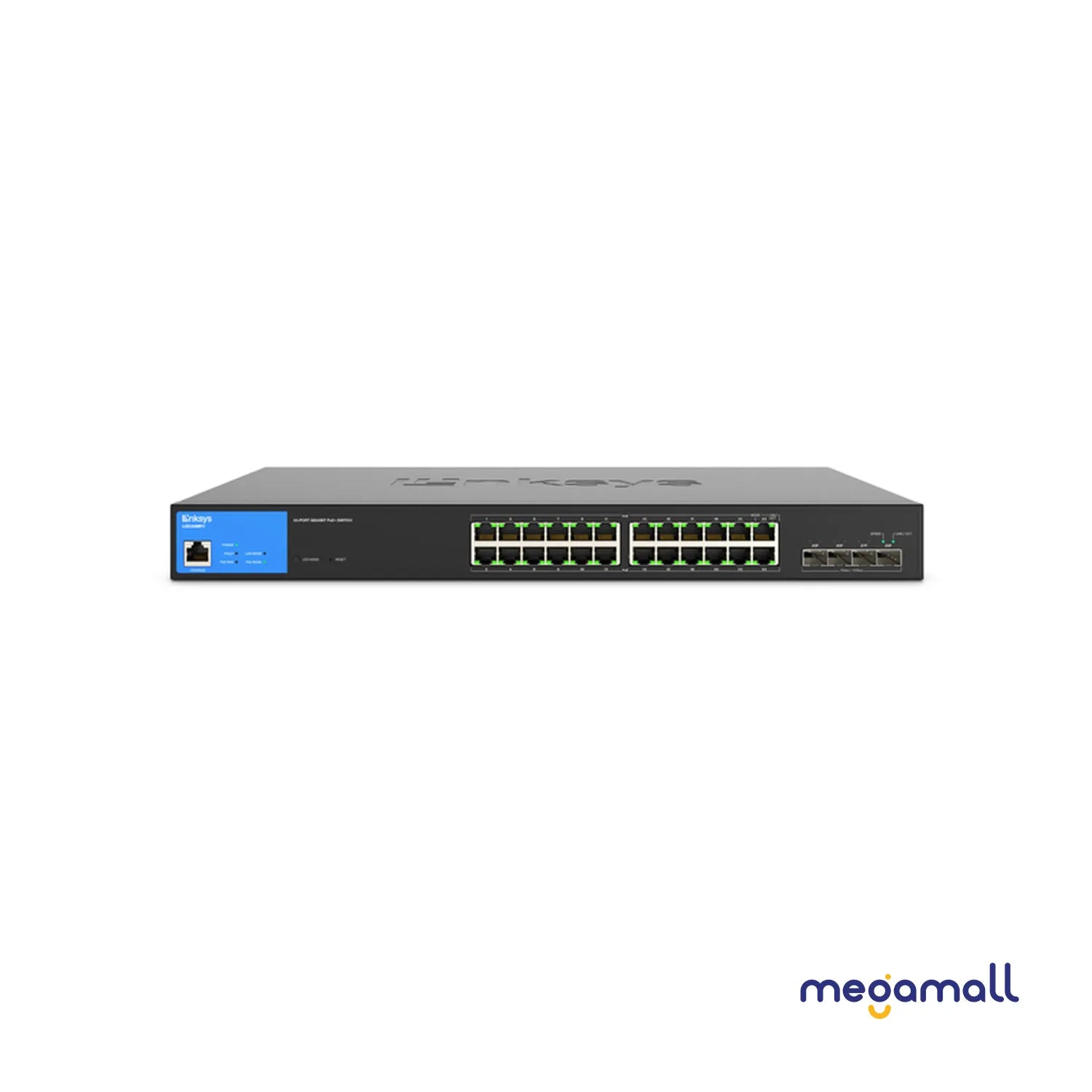 LGS328MPC - 24-Port Managed Gigabit PoE+ Switch with 4 10G SFP+ Uplinks 410W TAA Compliant