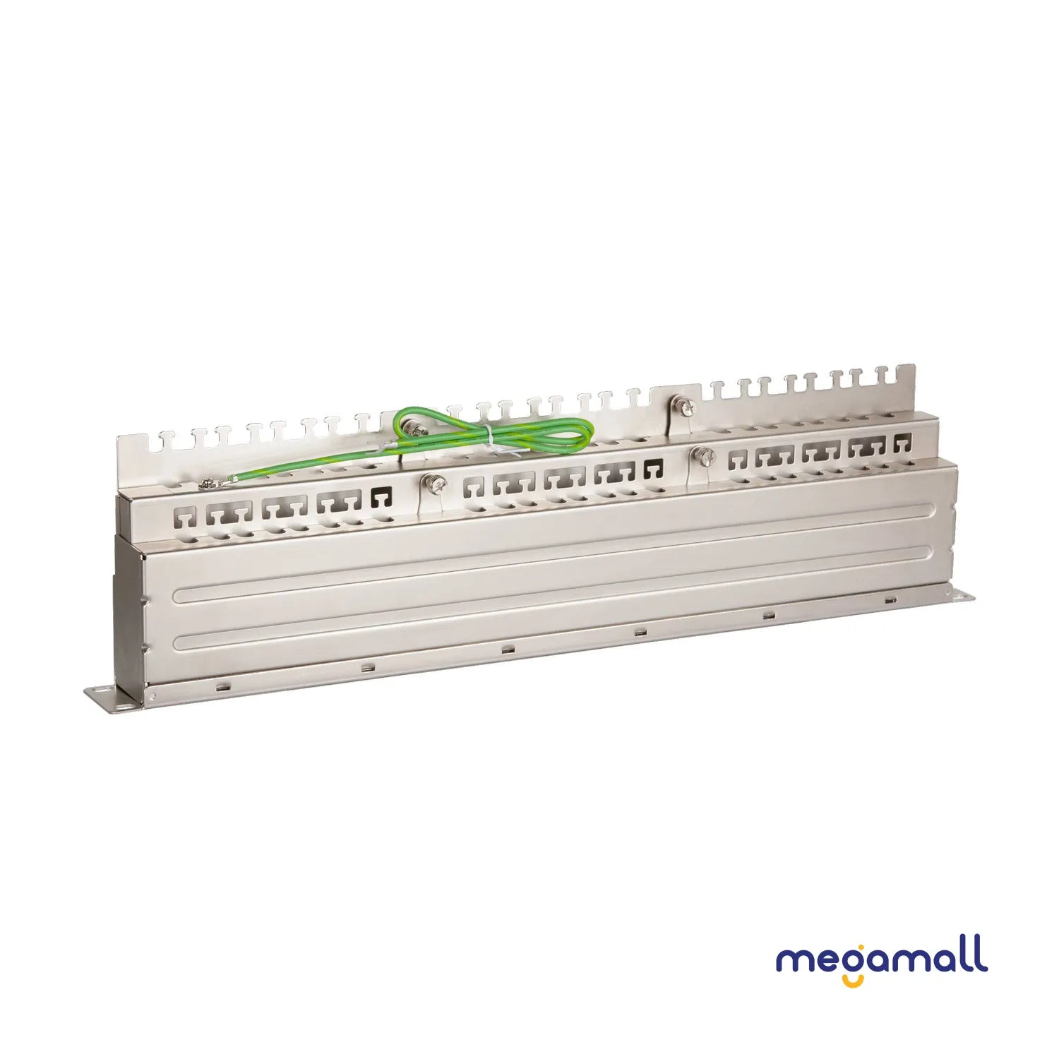 NMC-RP48SE2-1U-MT - Shielded Patch Panel, 48 Ports, 19'', 1U, Cat.6, RJ45 /8P8C, 110/KRONE, T568A/B