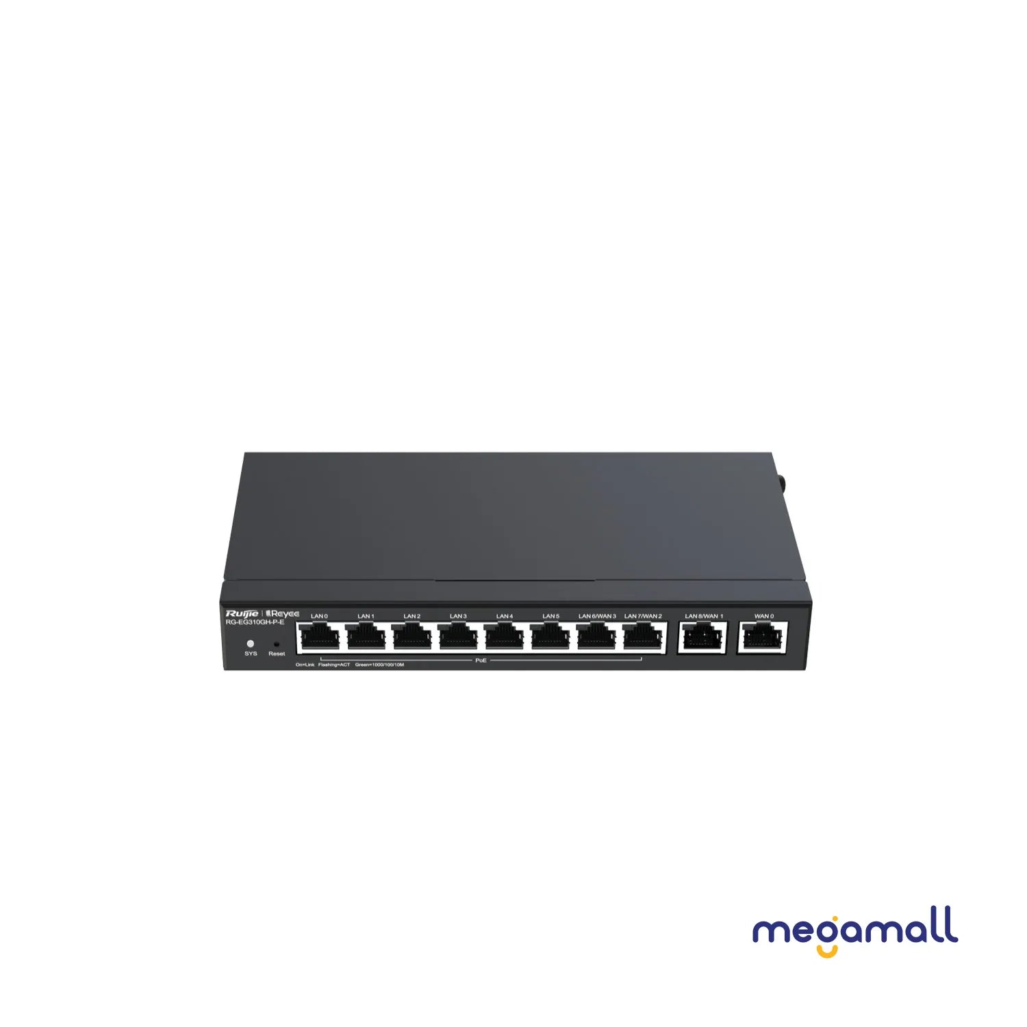 RG-EG310GH-P-E -  Reyee10-Port High-Performance Cloud Managed PoE Office Router