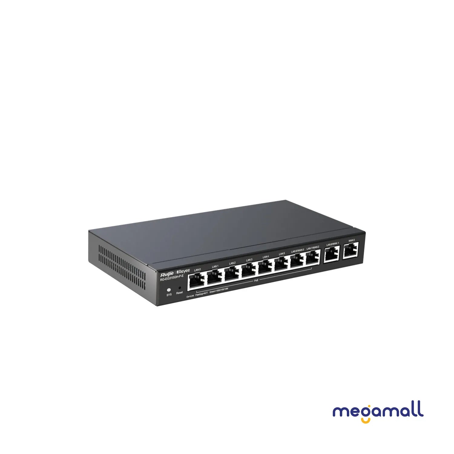 RG-EG310GH-P-E -  Reyee10-Port High-Performance Cloud Managed PoE Office Router