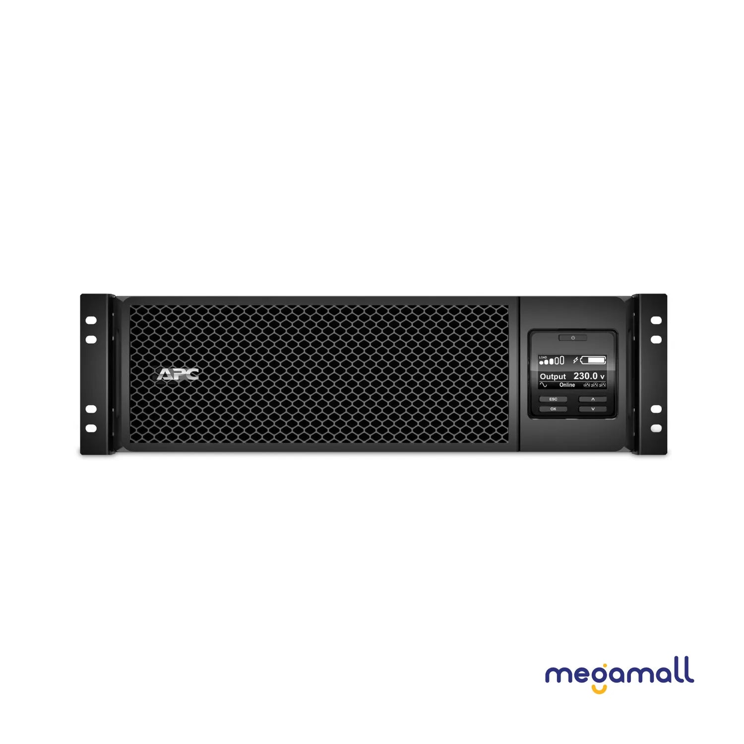 SRT5KRMXLI - APC Smart-UPS On-Line, 5kVA, Rackmount 3U, 230V, 6x C13+4x C19 IEC outlets, Network Card+SmartSlot, Extended runtime, W/ rail kit