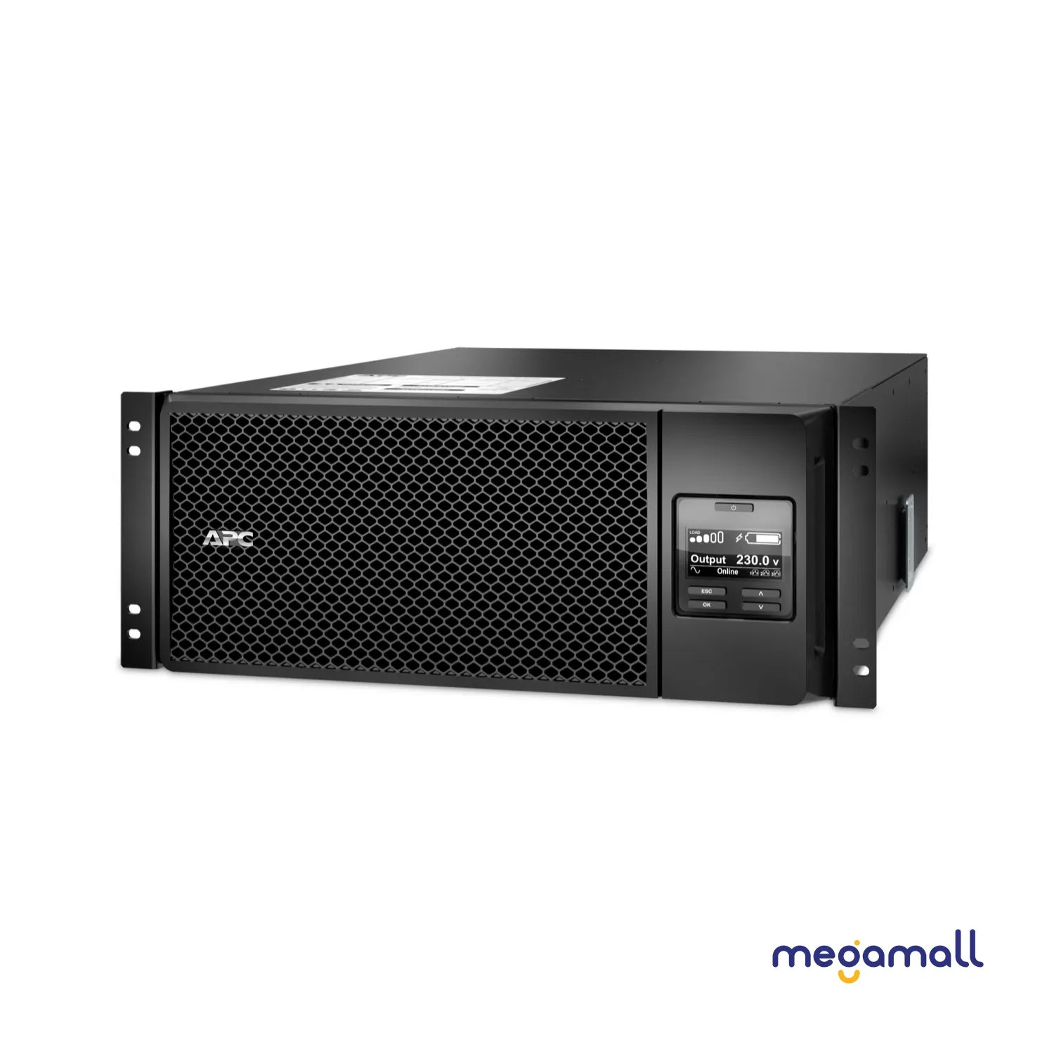 SRT6KRMXLI - APC Smart-UPS On-Line, 6kVA/6kW, Rackmount 4U, 230V, 6x C13+4x C19 IEC outlets, Network Card+SmartSlot, Extended runtime, W/ rail kit