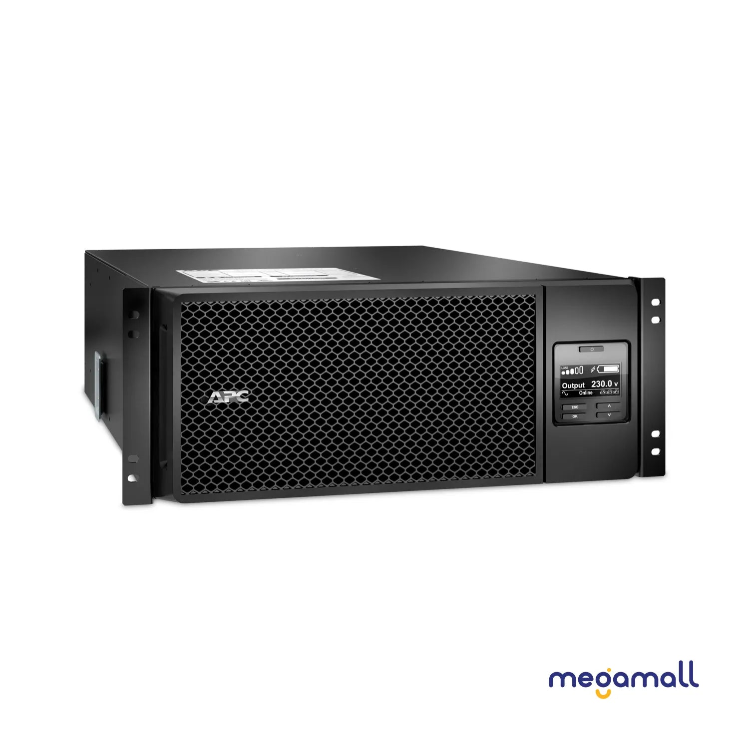 SRT6KRMXLI - APC Smart-UPS On-Line, 6kVA/6kW, Rackmount 4U, 230V, 6x C13+4x C19 IEC outlets, Network Card+SmartSlot, Extended runtime, W/ rail kit