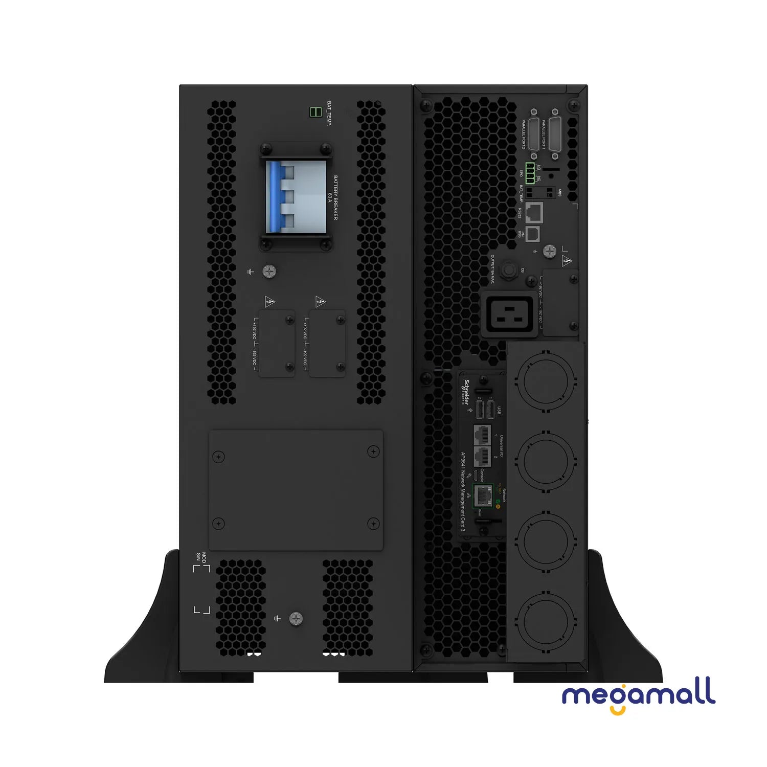 SRTG15KXLI - APC Smart-UPS On-Line, 15kVA/15kW, Rack/Tower, 230V/380V...415V, Hard wire 5-wire(3P+N+E)+3-wire(1P+N+E), Network Card, W/O rail kit