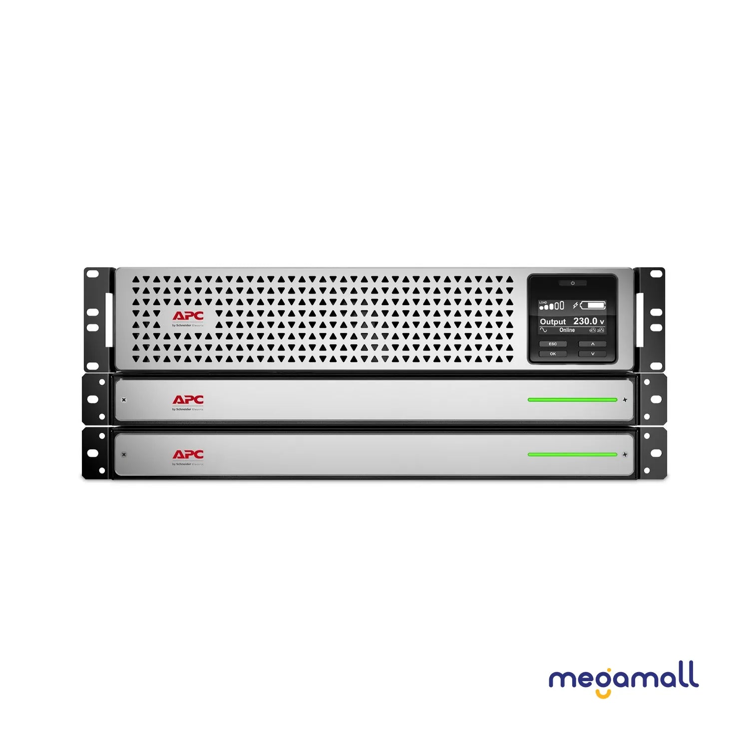 SRTL1500RMXLI - APC Smart-UPS On-Line, 1500VA, Rackmount 3U, 230V, 8x C13 IEC outlets, SmartSlot, Extended runtime, W/ rail kit, W/ Lithium-ion external battery