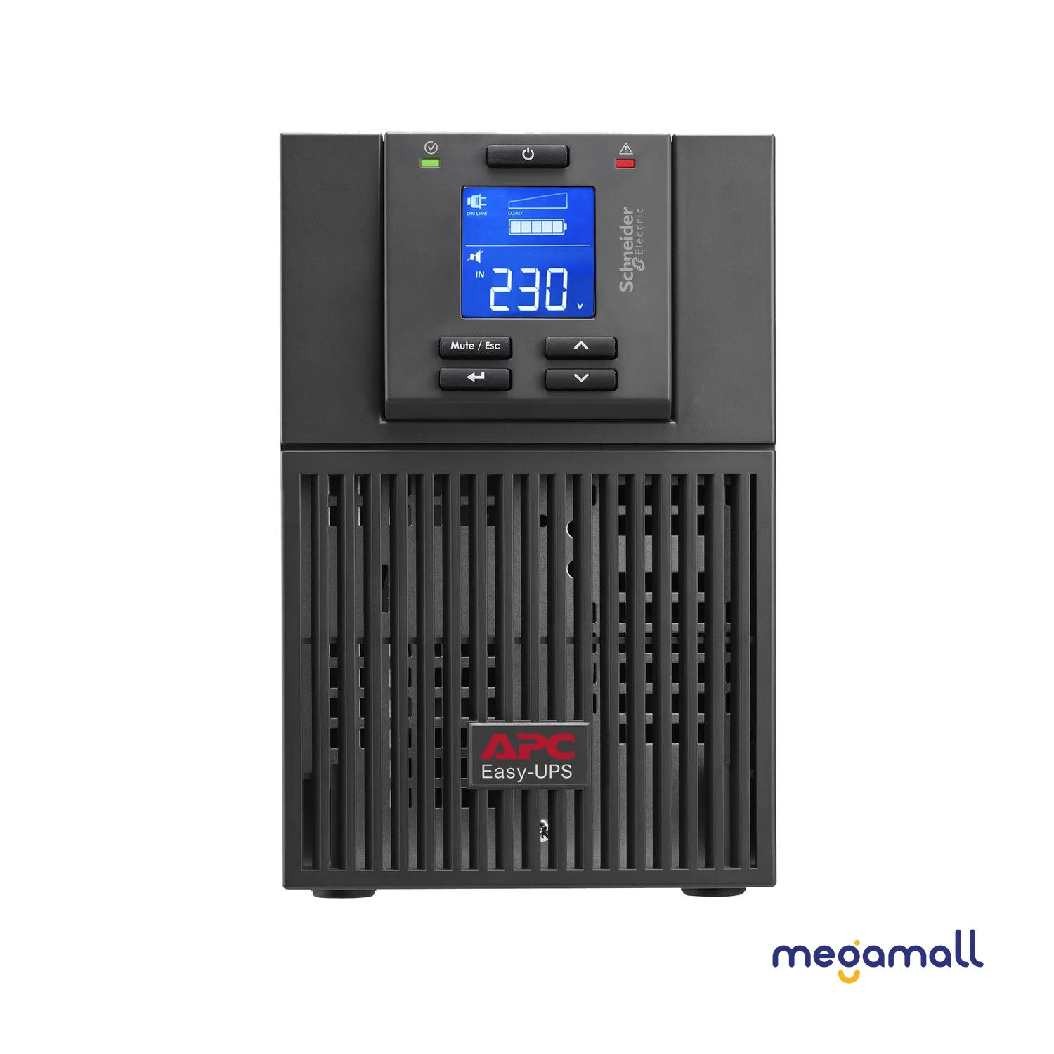 SRV1KI - APC Easy UPS On-Line, 1000VA/800W, Tower, 230V, 3x IEC C13 outlets, Intelligent Card Slot, LCD