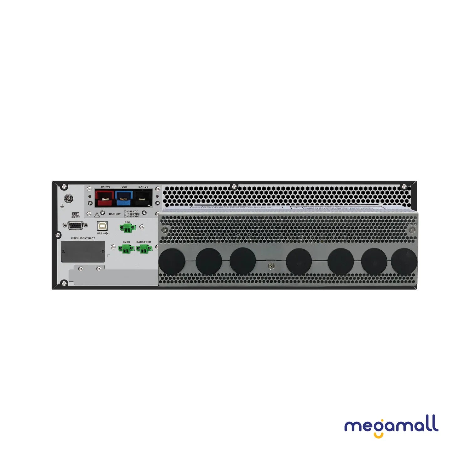 SRV20KRILRK - APC Easy UPS On-Line, 20kVA/20kW, Rackmount 9U, 230V, Hard wire 3-wire(1P+N+E) outlet, Intelligent Card Slot, LCD, Extended Runtime, W/ Rail Kit