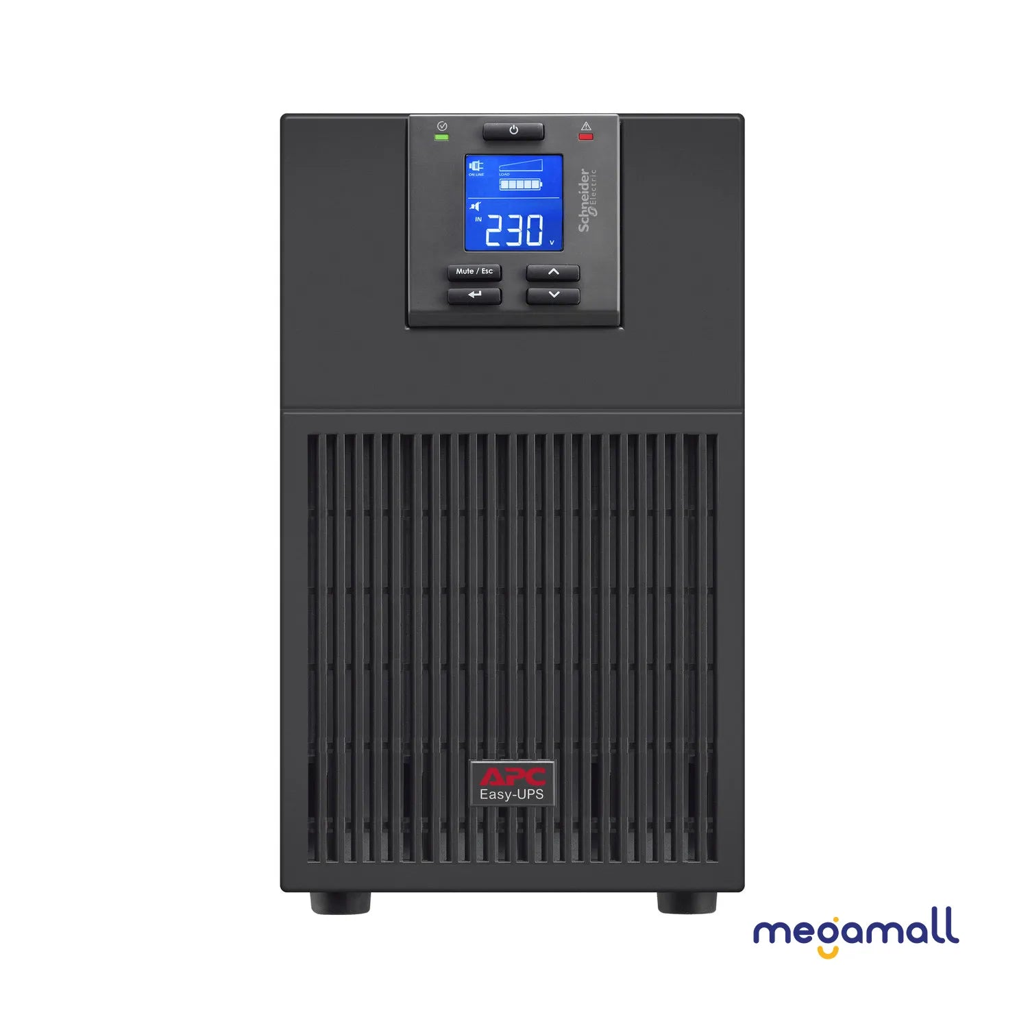 SRV3KI - APC Easy UPS On-Line, 3kVA/2400W, Tower, 230V, 6x IEC C13 + 1x IEC C19 outlets, Intelligent Card Slot, LCD