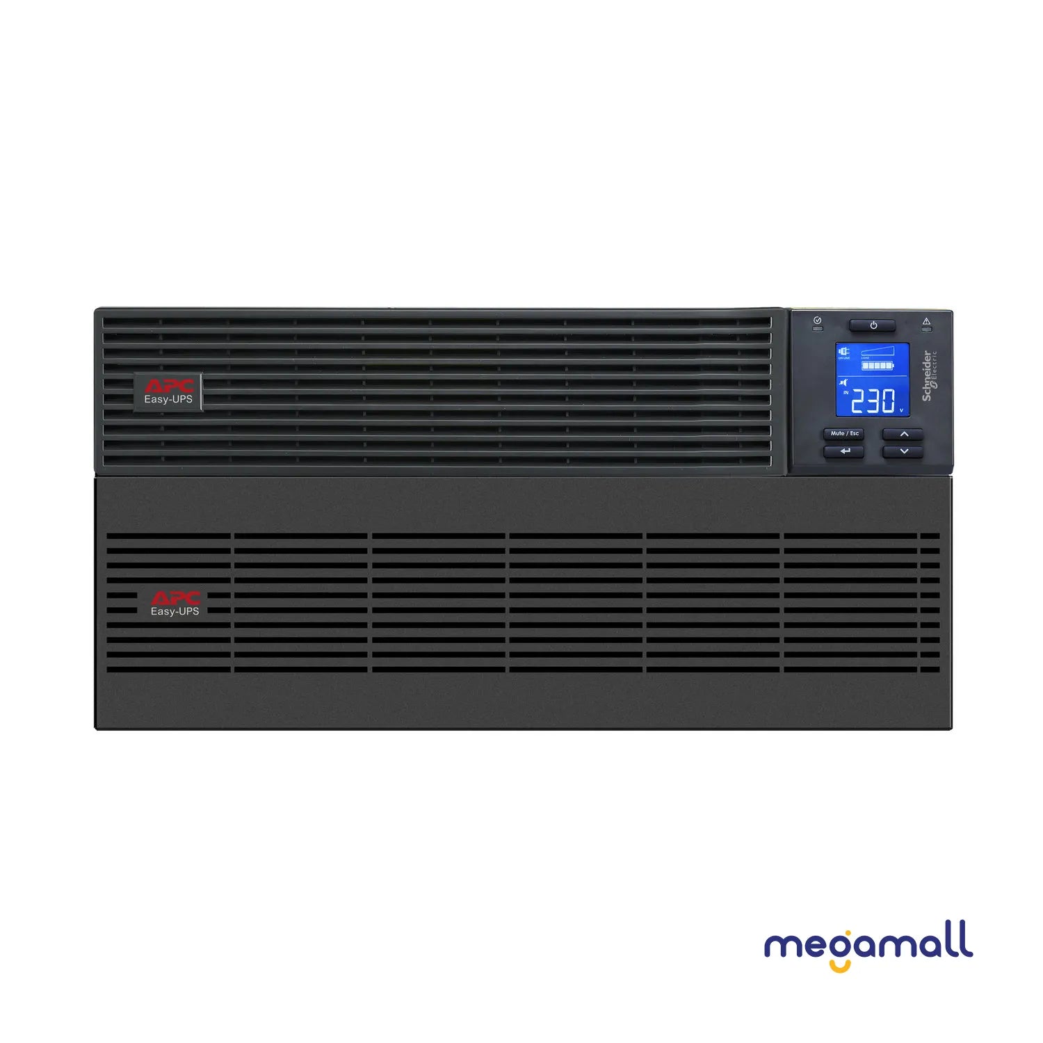 SRV6KRILRK - APC Easy UPS On-Line, 6kVA/6kW, Rackmount 5U, 230V, Hard wire 3-wire(P+N+E) outlet, Intelligent Card Slot, LCD, Extended Runtime, W/ rail kit
