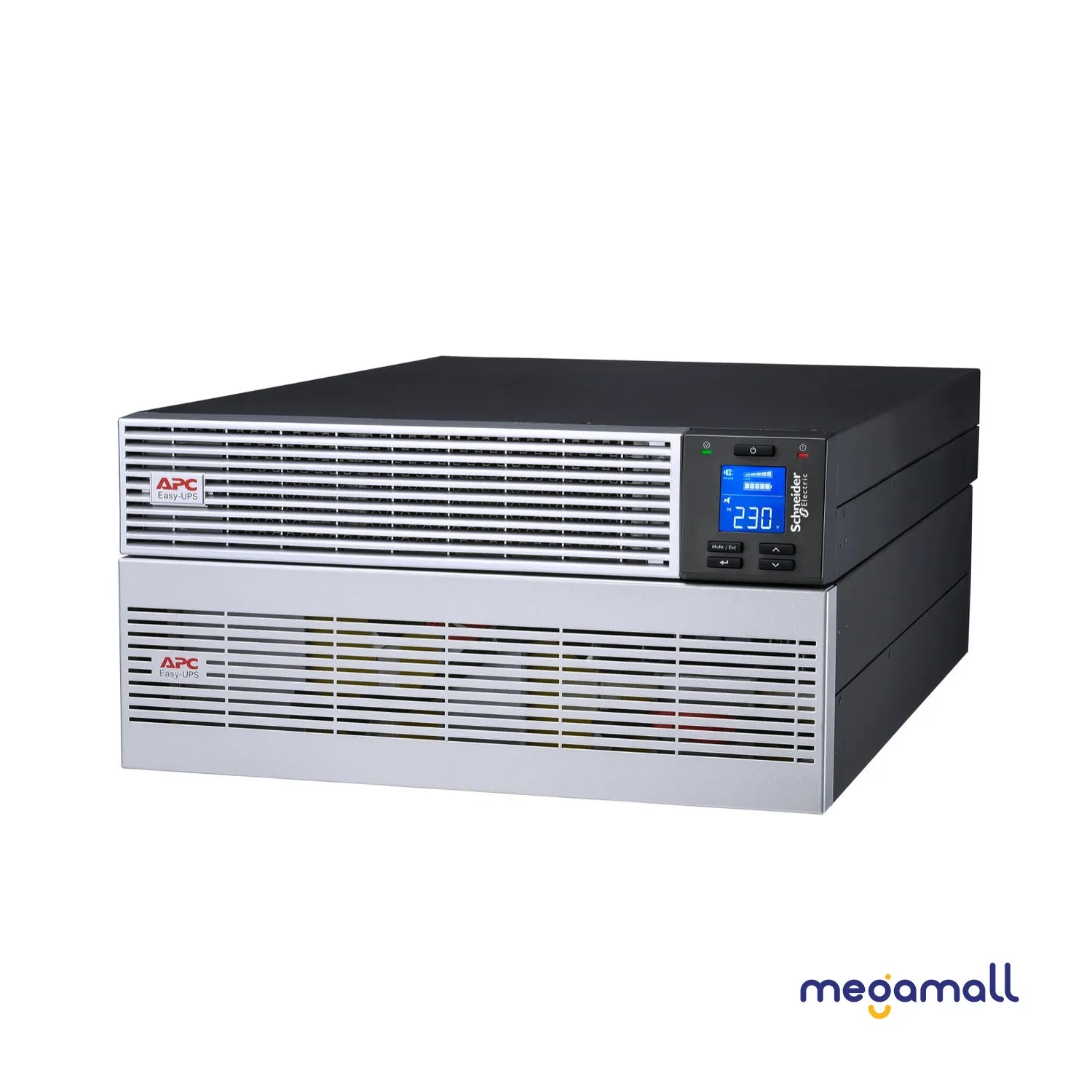 SRVL6KRILRK - APC Easy UPS On-Line, 6kVA/6kW, Lithium-ion, Rack/Tower 5U, 230V, 1 Hard wire (1P+N+E) outlet, Intelligent Card Slot, Extended runtime, W/ rail kit